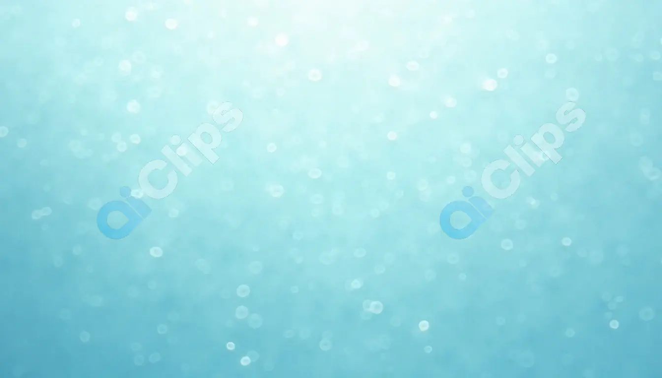Soft Blue Bokeh Background with Gentle Light Effects