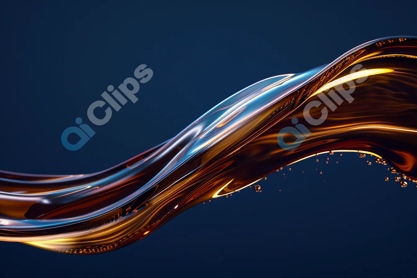 Fluid Metallic Wave