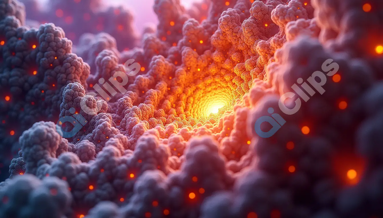 Glowing Organic Pattern