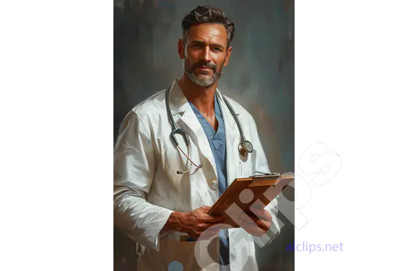 Confident Male Doctor Portrait