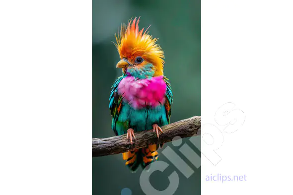 Vibrant Tropical Bird