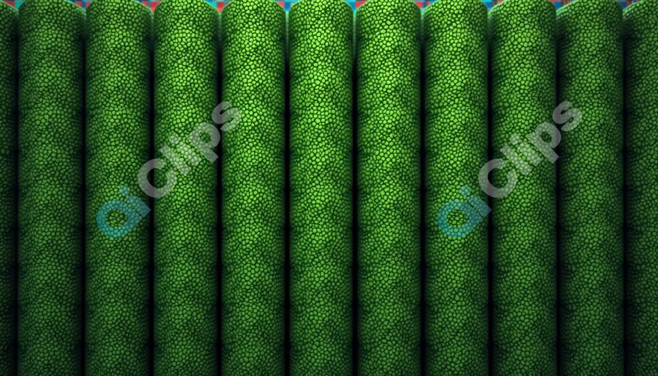 Textured Green Cylindrical Pattern Background
