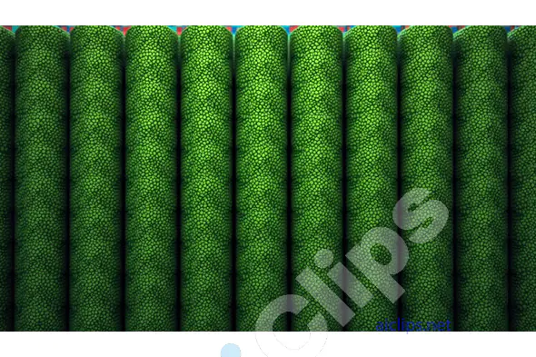 Textured Green Cylindrical Pattern Background