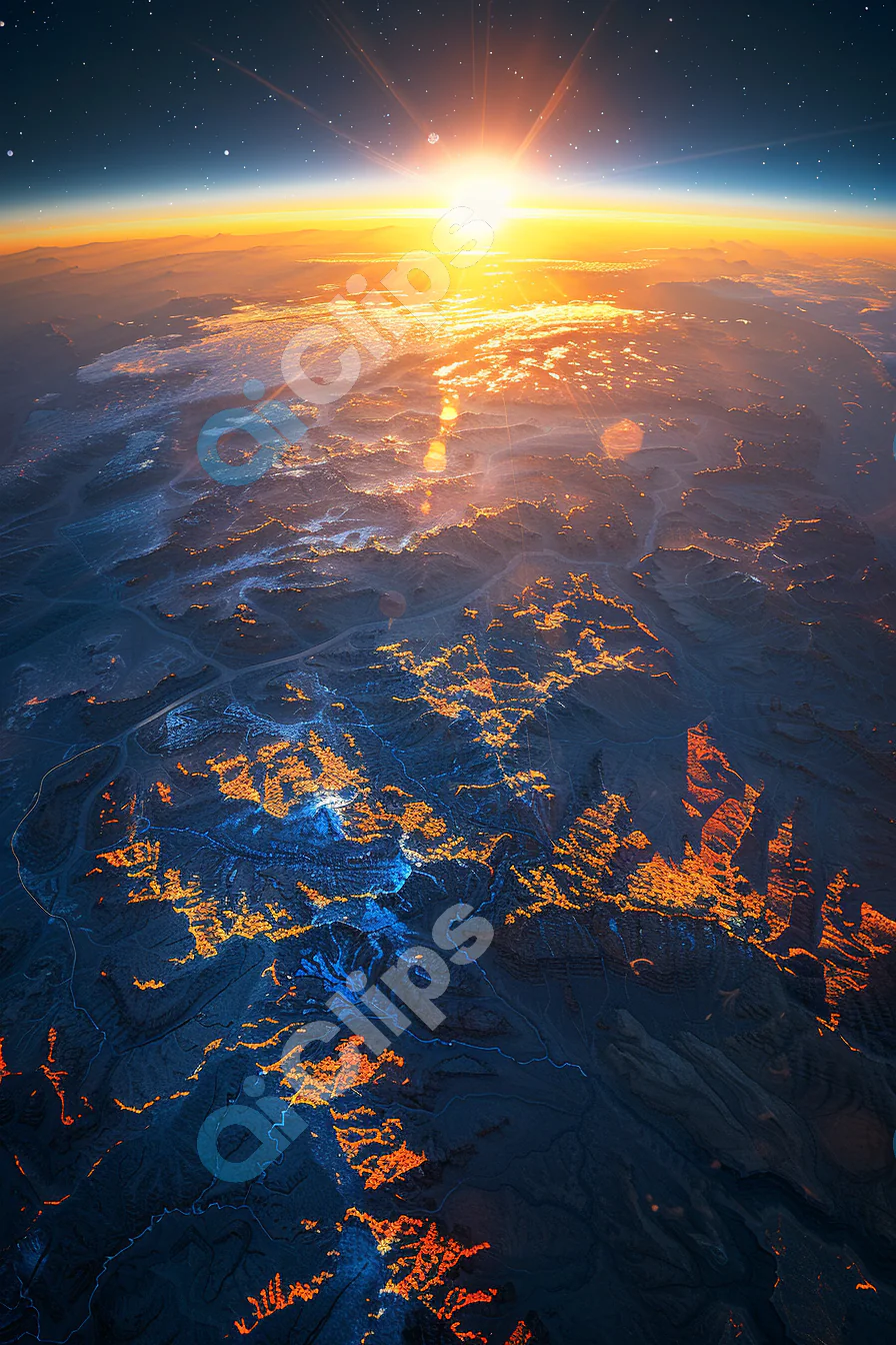 Sunrise Over Earth 1