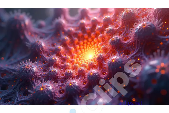 Abstract Bioluminescent Structure