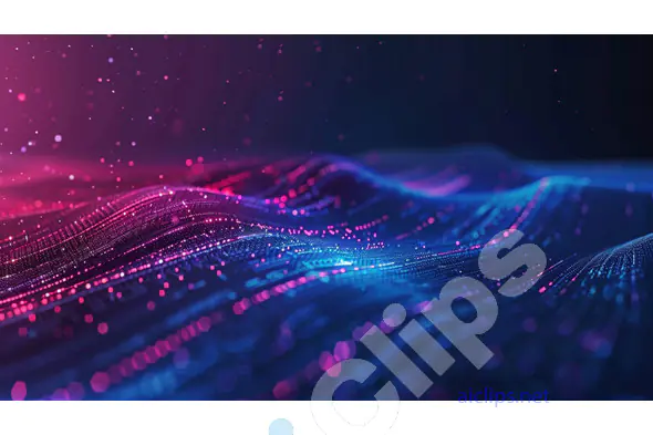Neon Digital Waves