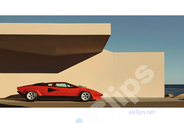 Classic Red Sports Car