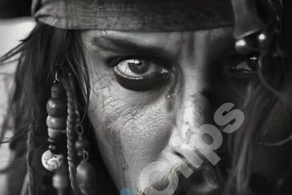 Intense Pirate Gaze
