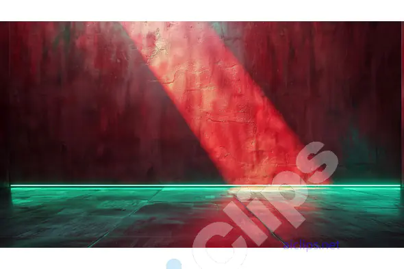 Abstract Red and Green Light