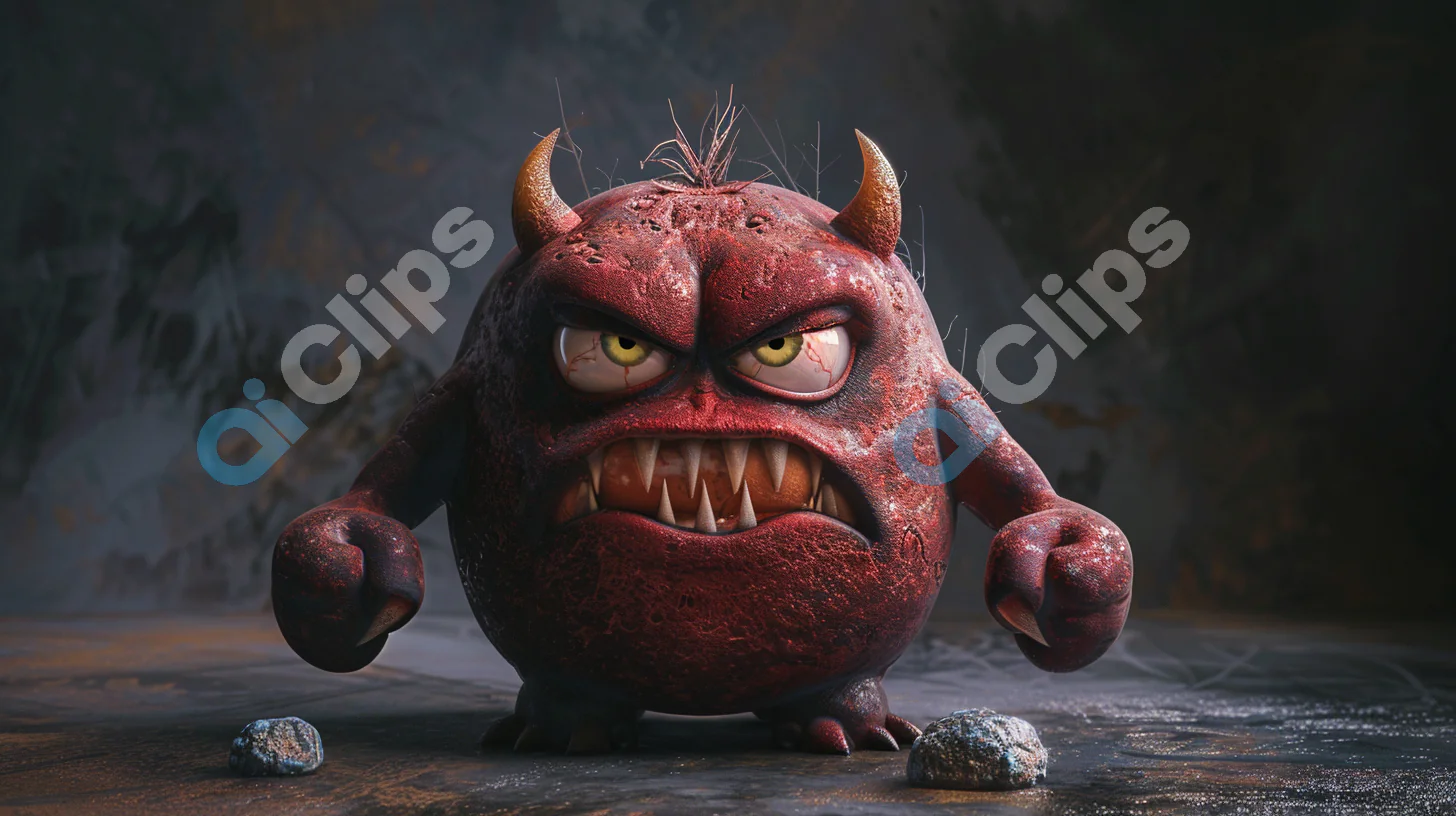 Angry Red Monster