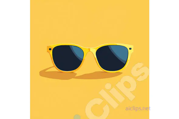 Yellow Sunglasses on Yellow