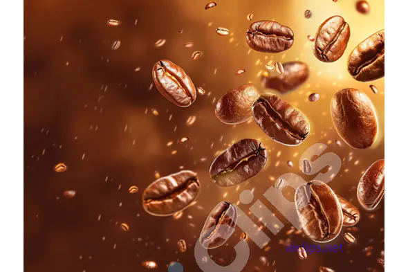 Floating Coffee Beans 2
