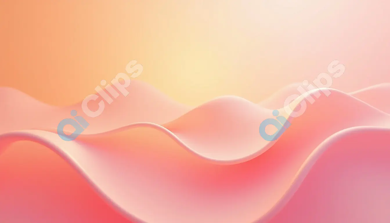Soft Pastel Gradient Abstract Waves Background