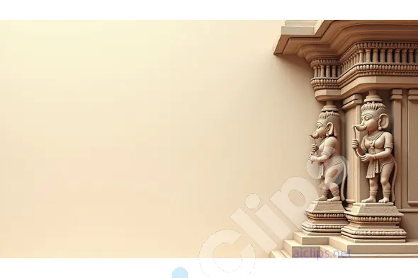 Intricately Carved Temple Architecture with Elephant Sculptures