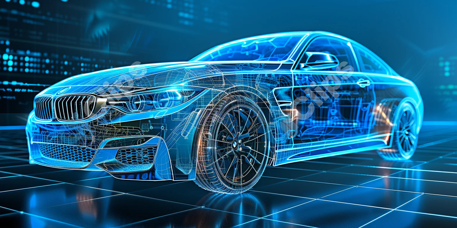 Digital Car Design Blueprint