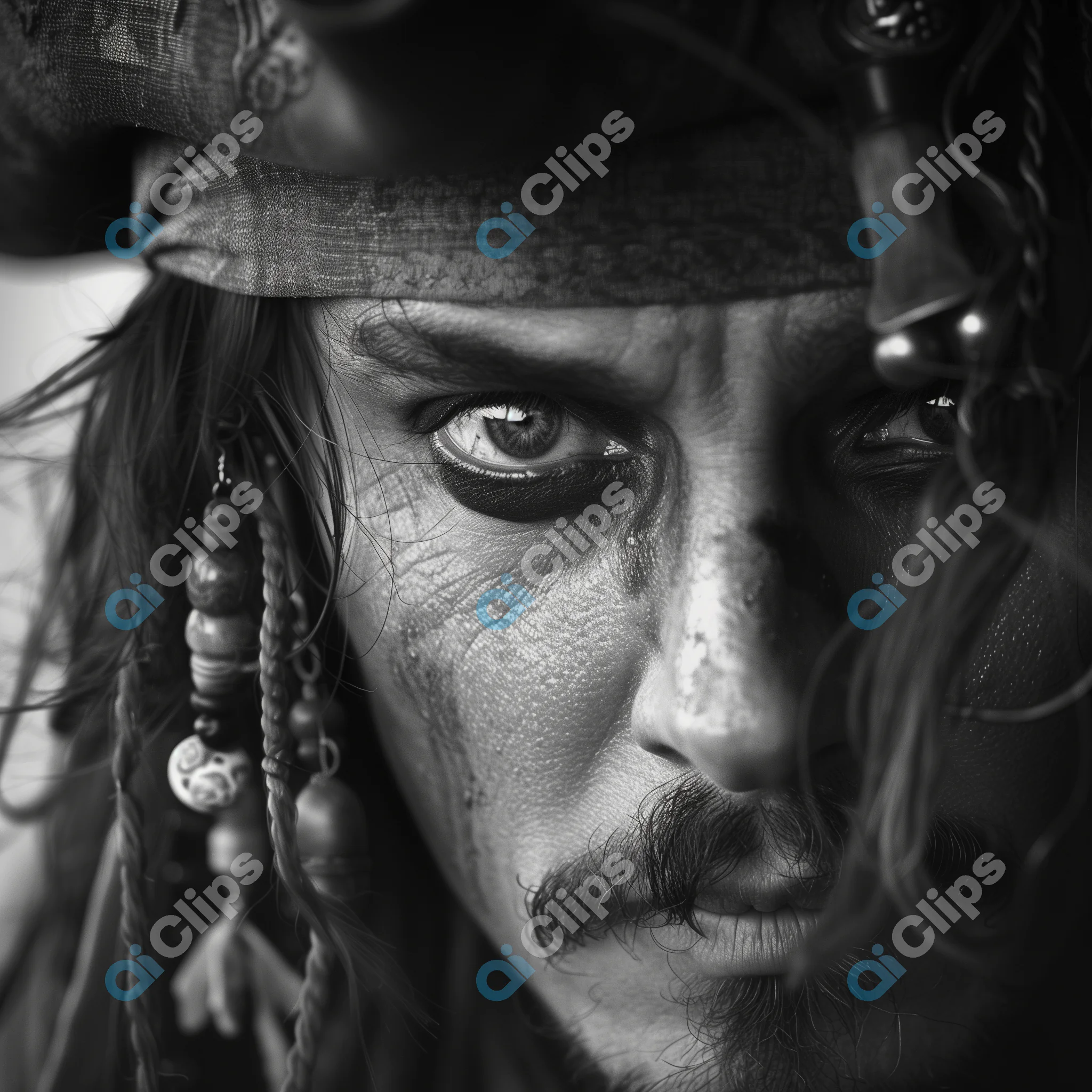 Intense Pirate Gaze