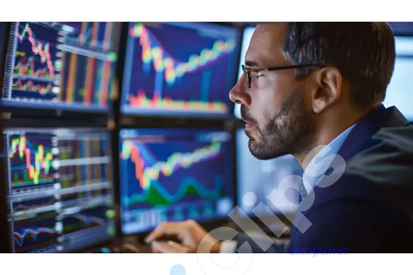 Focused Trader Monitoring Markets