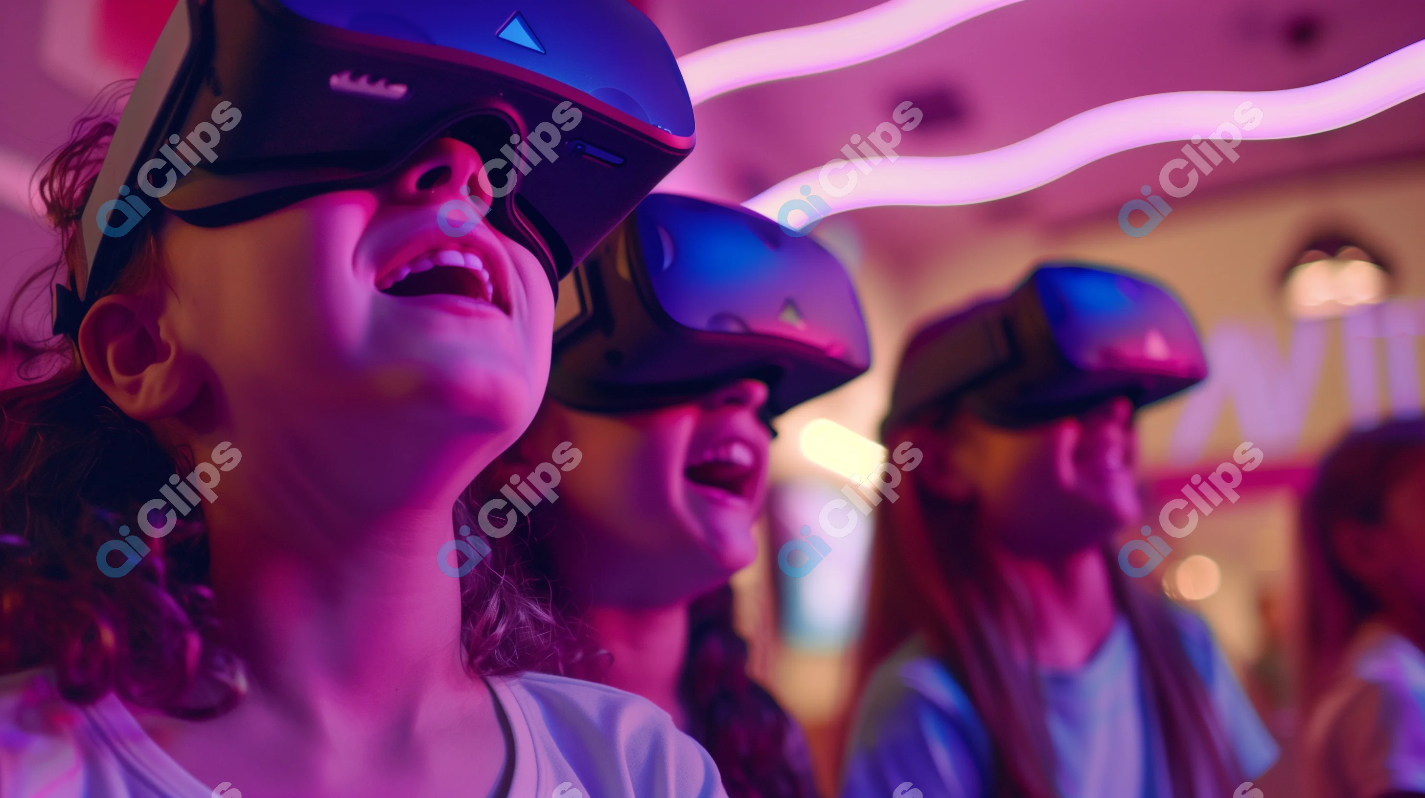 Kids Enjoying Virtual Reality