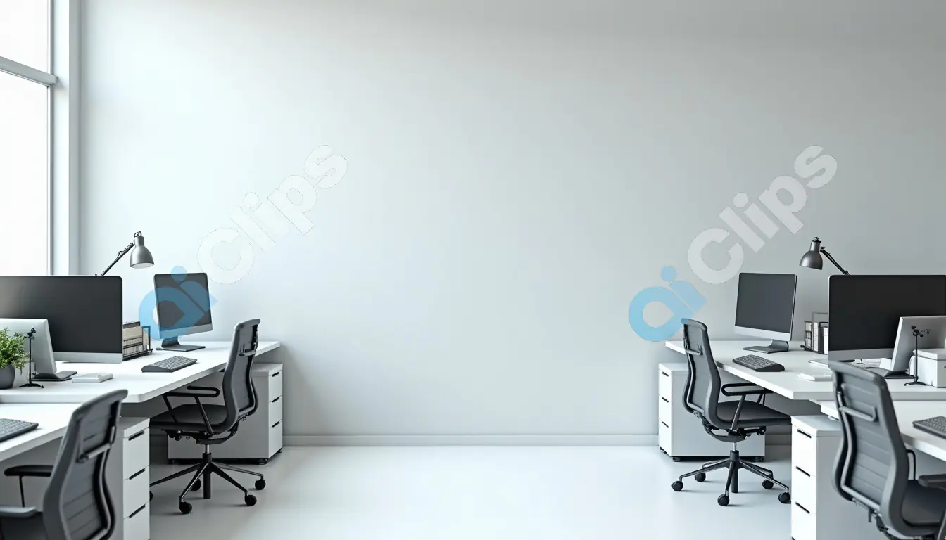 Modern Minimalist Office Workspace
