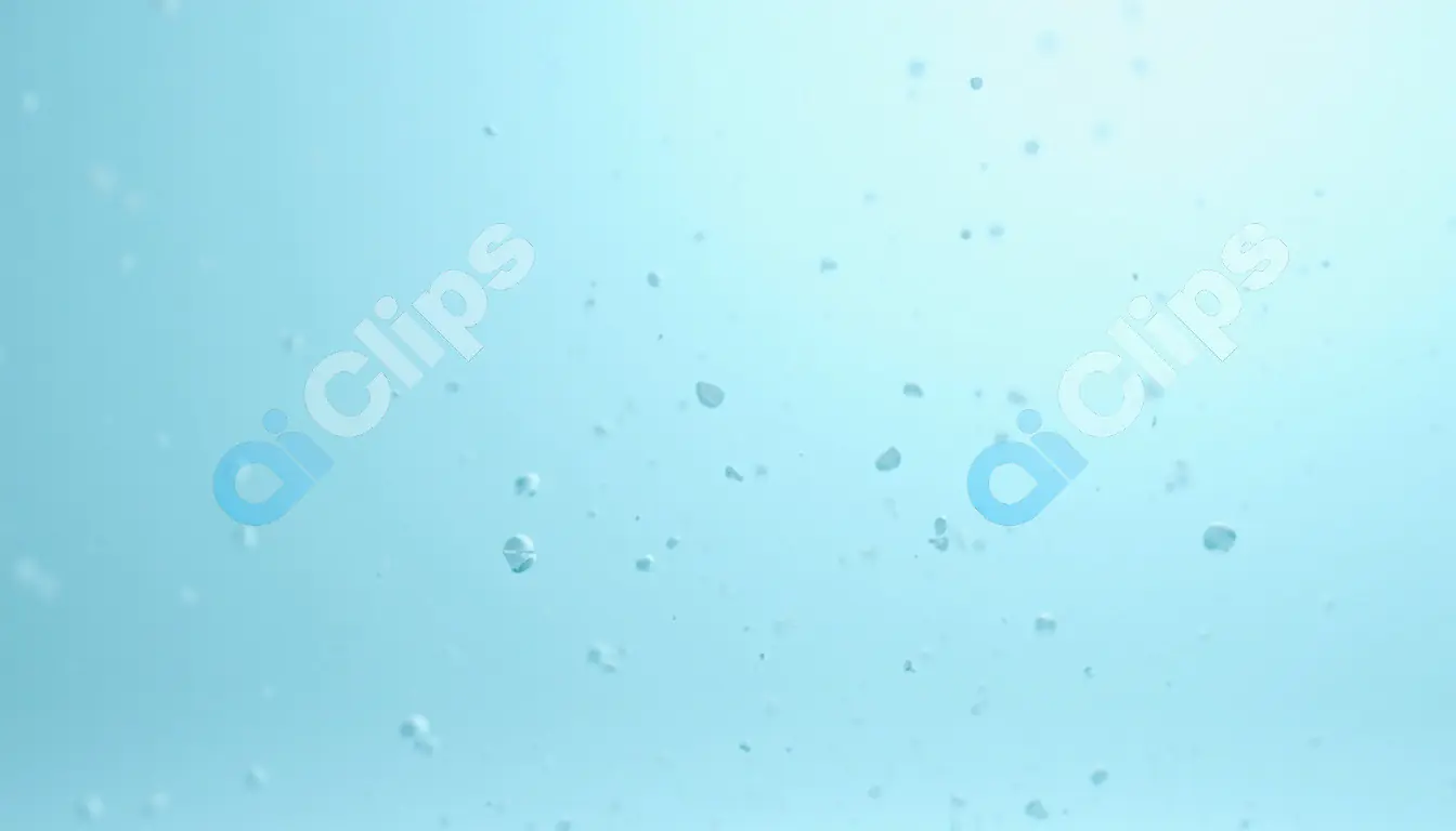 Light Blue Water Droplets Background