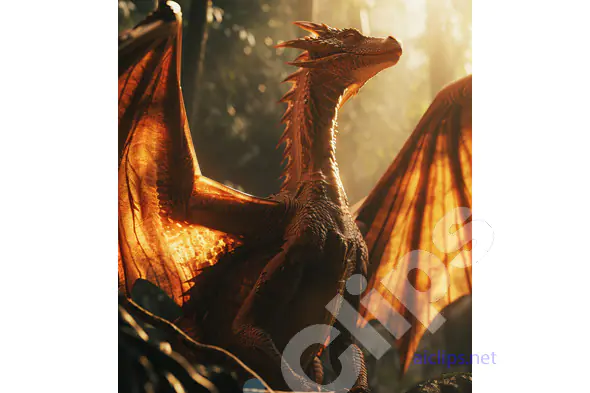 Majestic Golden Dragon
