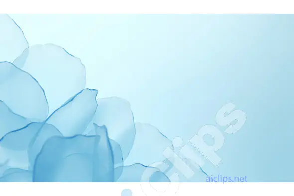 Soft Blue Petals on Light Background