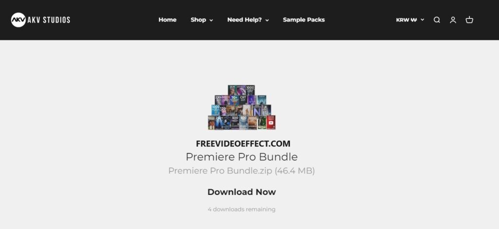 AKV Studios – Music Video Color Pack