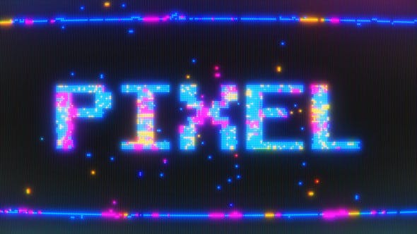 Unleash Creativity with Videohive 46626538 Pixel Logo & Title Opener