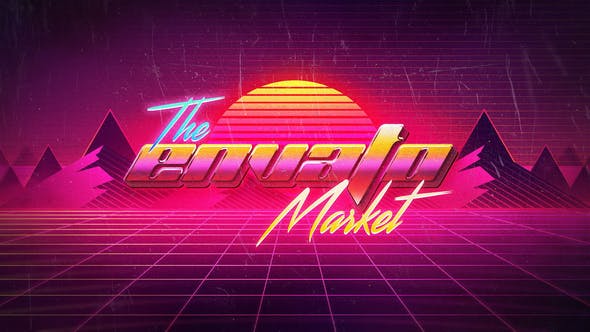 Elevate Your Projects with Retro VHS Logo Opener I Retro Text Logo - Free