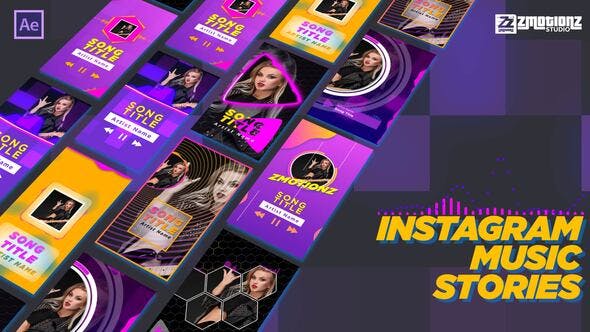 Videohive 34114786 Instagram Music Visualizer