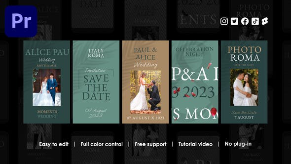Videohive 46565952 Romantic Wedding Instagram Reels | GFXHive