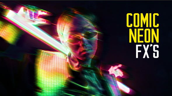 Transform Your Videos: Unveiling Videohive 45706254 Comic Neon Effects