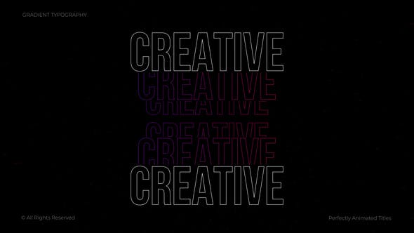 Unlock Creativity with Videohive 47100044 Gradient Typography | FCPX
