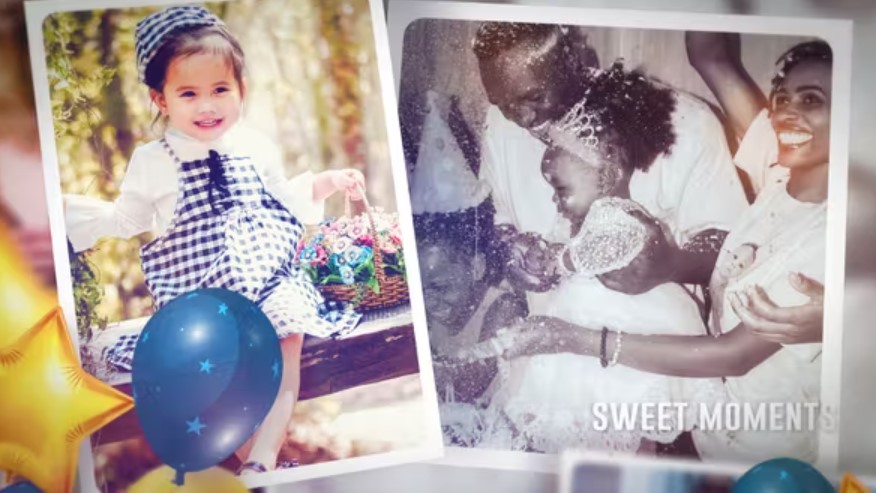 Celebrate Joyfully with Videohive 50919911 Happy Birthday Slideshow