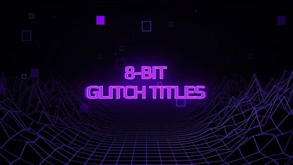 Elevate Your Edits with Videohive 45167574 8-Bit Glitch Titles