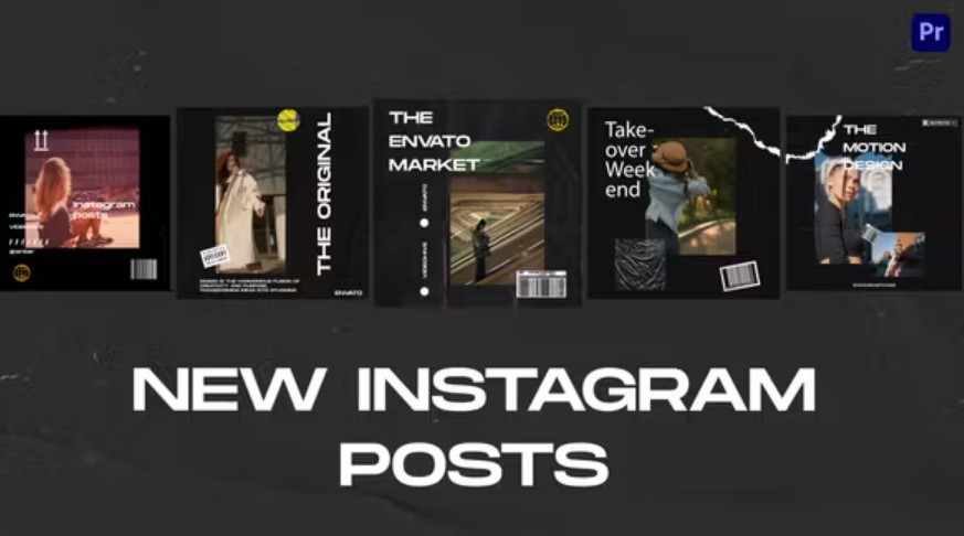 Videohive 51552627 New Instagram Posts Mogrt, GFXHive