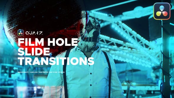 Videohive 51634356 Film Hole Roll Transitions for DaVinci Resolve