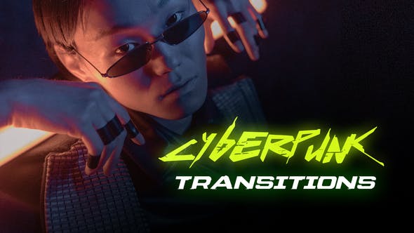 Videohive 51937902 Cyberpunk Transitions | After Effects, GFXHive