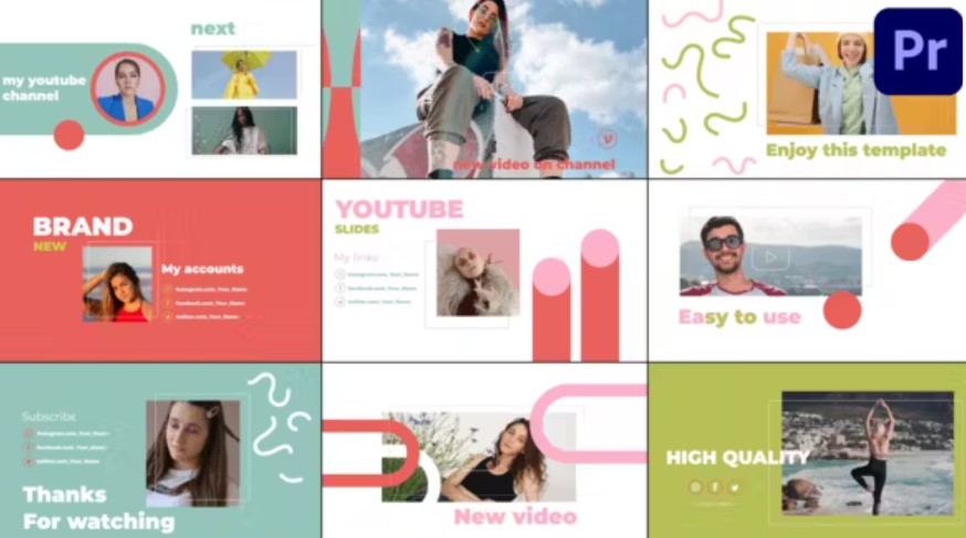 Videohive 52020623 Youtube Slides for Premiere Pro, GFXHive
