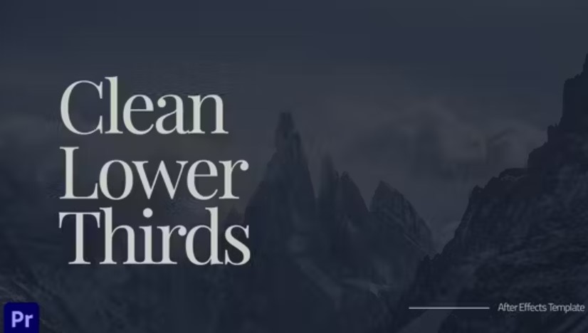 Videohive 52468869 Clean Lower Thirds