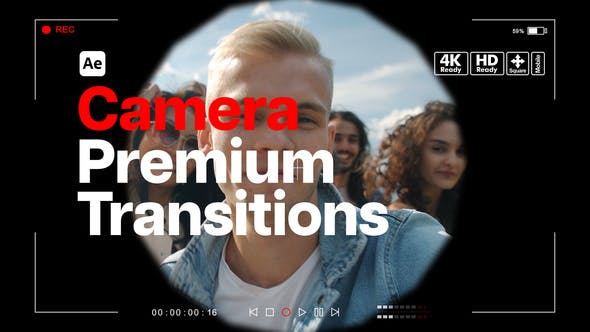 Videohive 52663777 Premium Transitions Camera | GFXHive