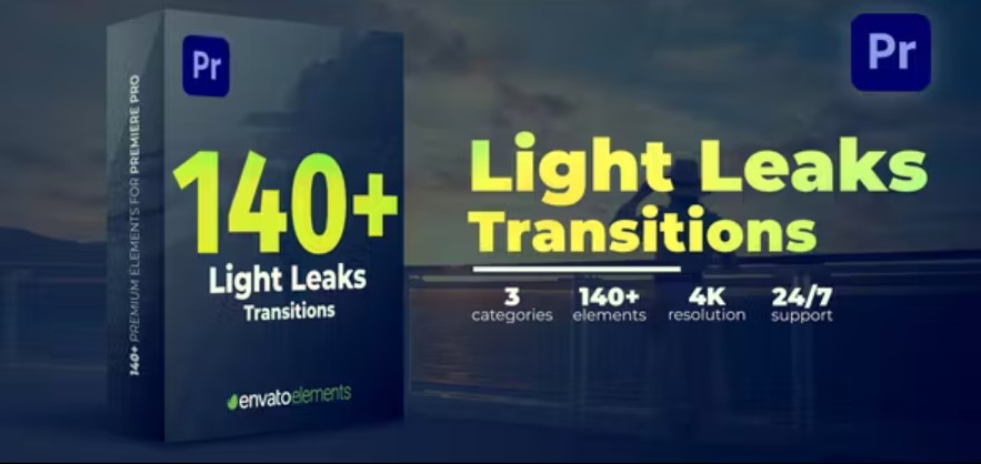 Videohive 52789208 Light Leaks Transitions | Elevate Your Video Projects