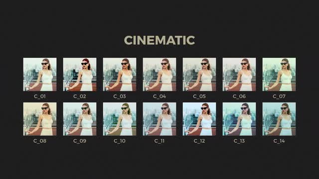 70 Color Grading Presets