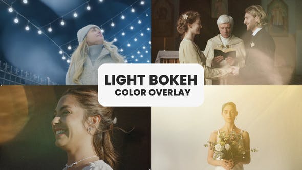 Videohive 52778798 Light Bokeh Color Overlays