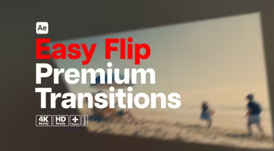 Videohive 52889487 Premium Transitions Easy Flip