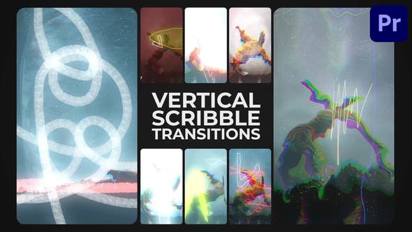 Videohive 52631093 Scribble Vertical Transitions