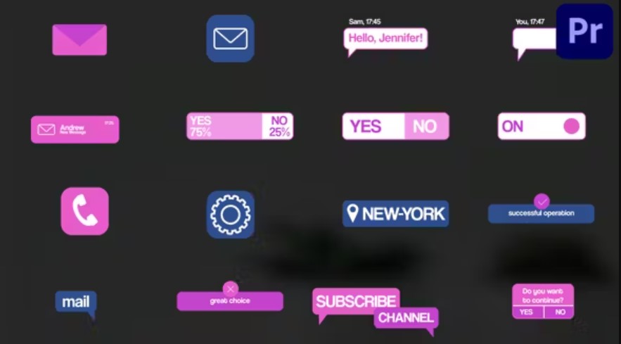 Videohive 53068530 App Banners And Icons for Premiere Pro