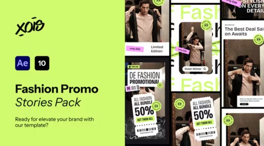 Videohive 53349622 Fashion Promo Stories Pack