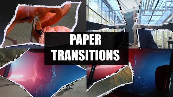 Videohive 53818029 Paper Transitions: Elevate Your Videos with GFXHive