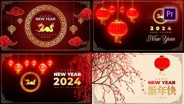 Download: Videohive 50172128 Chinese New Year Greetings Pack